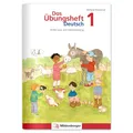 Produktbild: Das Übungsheft Deutsch 1 – Erstes Lese- und Schreibtraining | Selbsterklärende Aufgaben in kleinen Einheiten | Inkl. Lösungen & Sticker | 64 Seiten