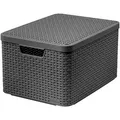 Produktbild: Curver Style L Korb De Aufbewahrung Rattan Grau