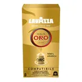 Produktbild: Lavazza Qualità Oro, Arabica-Bohnen mit fruchtig-floralem Geschmack, 10 Kapseln, Nespresso kompatibel