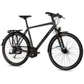 Produktbild: Airtracks Trekkingrad Herren Trekking Fahrrad 28 Zoll Trekkingrad TR.2845, 27 Gang, Kettenschaltung, (Alivio RD-M4000 SGS Shadow), Schwarz Matt - Rahmenhöhen 52cm und 56cm - Modell 2026 schwarz 60 cm