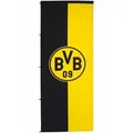 Produktbild: BVB 89134400 - BVB Hissfahne im Hochformat 150x400cm