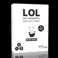 Produktbild: ANZEN LOL - Das Trinkspiel - Wer lacht, trinkt! | Kartenspiel | Partyspiel | LOL Spiel | Gesellschaftsspiel (Fortsetzung des Bestsellers als Weiße Edition ohne schwarzen Humor mit 110 Karten)