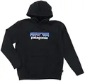 Produktbild: Patagonia Unisex P-6 Logo Uprisal Hoody Pullover, Schwarz, M
