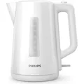 Produktbild: Philips Wasserkocher Serie 3000, 1,7 l, Tassenanzeige, herausnehmbarer Filter, Kontrollleuchte, weiß (HD9318/00) - Weiß