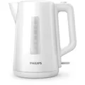 Produktbild: Philips 1,7-Liter-Wasserkocher mit herausnehmbarem Nylonfilter, weiß (HD9318/00)
