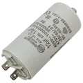 Produktbild: Lumonic Anlaufkondensator 416.10.17 A [inkl. Stecker 6,3x0,8mm] | Motorkondensator 12µF 400V 36x70mm I Kondensator im isolierten Kunststoffgehäuse