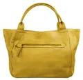 Produktbild: X-ZONE Shopper Echt Leder Damen 020380 Vintage Handtasche, Ledertasche mit Smartphonefach, Umhängetasche