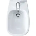 Produktbild: Duravit D-Code Wandbidet, mit Hahnloch, mit Überlauf,