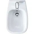 Produktbild: Duravit D-Code Wandbidet, mit Hahnloch, mit Überlauf, 355x545x350mm, Weiß Hochglanz, 2257150000