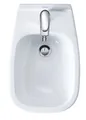 Produktbild: Duravit D-Code Wandbidet, mit Hahnloch, mit Überlauf, 355x545x350mm, Weiß
