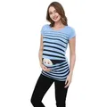 Produktbild: M.M.C. Umstandsshirt Guck Guck mit Motiv blau S