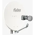 Produktbild: Fuba DAL 802 W Sat Anlage Antenne Schüssel Spiegel Twin LNB DEK 217 2 Teilnehmer Alu Sat-Schüssel/Sat-Spiegel Weiß + Fuba DEK 217 Twin LNB für 2