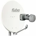 Produktbild: Fuba HD Sat Komplettanlage 2 Teilnehmer - Fuba Satellitenschüssel 80cm Alu weiß