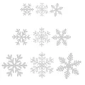 Produktbild: Lynlon 108 Fensterdeko Schneeflocken Schneeflocken Fensterbilder Abnehmbare Fensterdeko Statisch Haftende PVC Aufkleber für Weihnachts-Fenster Dekoration, Türen,Schaufenster, Vitrinen, Glasfronten