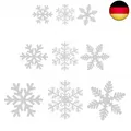 Produktbild: Lynlon 108 Fensterdeko Schneeflocken Schneeflocken Fensterbilder Abnehmbare