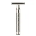 Produktbild: MÜHLE Rasierhobel - Rocca Serie - Edelstahl silber matt - geschlossene Schaumkante