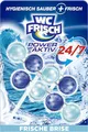 Produktbild: WC-Frisch Kraft Aktiv Duftspüler Frische Brise (2*50 g), WC Reiniger für Reinigung bei jeder Spülung, Duftsteine für langanhaltend frischen Duft, + 50 % Anti-Kalk Effekt*