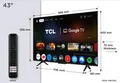 Produktbild: TCL 43P7K 43 4K UHD QLED Smart TV Grey 109 2 cm ~D~