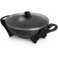 Produktbild: Tristar - Elektro-Wok PZ-9130 33cm 4,5L 1500W Asia Wok Glasdeckel Elektropfanne
