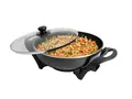 Produktbild: Tristar Elektrische Wokpfanne, 1500 W, Asia Wok Ø33cm 4,5Liter Elektro-Pfanne mit Glas Deckel - Partypfanne