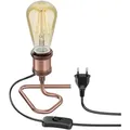 Produktbild: ledscom.de Tischlampe RETRA, Schalter, bronze + LED Lampe 814lm warmweiß