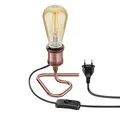 Produktbild: ledscom.de Tischlampe RETRA, Schalter, bronze + LED Lampe 814lm warmweiß