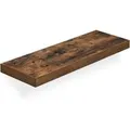 Produktbild: Vasagle Wandregal 20 cm x 60 cm x 3,8 cm Vintagebraun