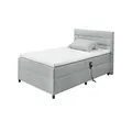 Produktbild: Boxbett mit Motor  Mawdesley , grau , Maße (cm): B: 131 H: 112 T: 210.0