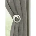 Produktbild: Gardinia Raffhalter Für Vorhänge Schnecke Ø 12 Cm Silber-matt - 2 Stück