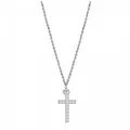 Produktbild: NEW XENOX Damen Kette XS3522K Silber Collier Halskette mit Anhänger Kreuz