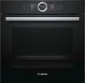 Produktbild: Bosch HSG636BB1 Serie 8 Backofen Elektro 4D Heißluft / Dampfbackofen, schwarz, A