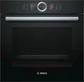 Produktbild: Bosch Dampfbackofen HSG636BB1 | Einbau-Backofen 60 cm | 12 Heizarten | 71 l | Assist-Funktion | A+ | schwarz, A+ (Spektrum: A+++ bis D)