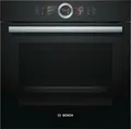 Produktbild: Bosch Dampfgar-Backofen HSG 636 BS1 Schwarz Dampfbackofen schwarz EEK : A+.
