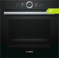 Produktbild: Bosch Dampfbackofen HSG636BB1 Einbau 71l schwarz A+ Series 8 60cm Edelstahl