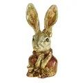 Produktbild: Werner Voß Hasen Büste Kopf Oster Hasen Creme rot 23cm Deko Skulptur Figur Vintage Holly