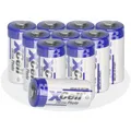 Produktbild: 10x CR123A Foto-Batterien Lithium CR123 Photobatterie 1550mAh XCell Hochleistung