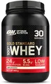 Produktbild: Optimum Nutrition 100 % Whey Gold Standard, 0.90 kg (2 lb) Dose, Unflavoured