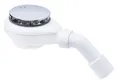 Produktbild: Ablauf Tempoplex 575601 Chrom 112 mm für Dusche DN 40 50 aus Kunststoff