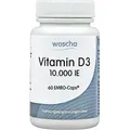 Produktbild: Woscha Vitamin D3 10000 IE - 60 Embo-caps