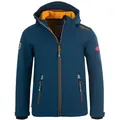 Produktbild: Trollkids Jungen Trollfjord Softshelljacke - 140 - mystic blue/golden yellow