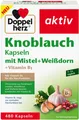 Produktbild: Queisser Pharma GmbH & Co. Doppelherz Knoblauch Mistel + Weißdorn + Vitamin B1 480 Kapseln - 480 Kapseln 19765739