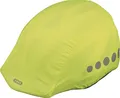 Produktbild: ABUS Regenkappe für Helme - Regenschutz mit dekorativen Reflektoren und Gummizug - wasserabweisend – Gelb