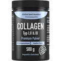 Produktbild: Collagen Pulver 500 Gramm, Bioaktives Kollagen von EXVital