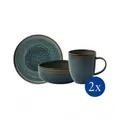 Produktbild: like. by Villeroy & Boch Crafted Breeze Frühstücksset 6tlg. blau Porzellan