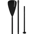 Produktbild: 24MOVE® Paddel Einzelpaddel Stechpaddel für SUP Stand Up Board, Kajak, Leicht aus Aluminium 210cm, verstellbar schwarz