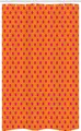 Produktbild: Abakuhaus Duschvorhang Badezimmer Deko Set aus Stoff mit Haken Breite 120 cm, Höhe 180 cm, Orange und Rosa Abstrakte Tupfen