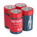 Produktbild: ANSMANN Alkaline Batterien Mono D LR20 1,5V, 4 Stück