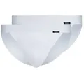 Produktbild: Skiny Slip 2er Pack Basic (Spar-Set, 2-St) Slip / Unterhose - Baumwolle - ohne Eingriff - Atmungsaktiv weiß M