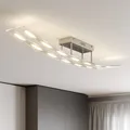 Produktbild: LED Deckenlampe Jarda Lindby, dimmbar, klar / transparent, für Wohn- / Esszimmer, Glas, Modern, LED Deckenleuchte 9621139