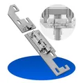 Produktbild: Hecktürverriegelung für H1/H2 Dach, kompatibel mit FIAT Ducato, Citroën Jumper/Relay, Peugeot Boxer, ab Baujahr 2006, Einbruchschutz Wohnmobil, Hecktür Schloss zum Nachrüsten, Prick Stop Lock